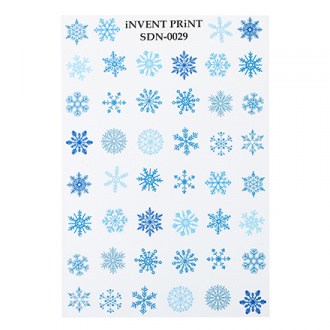 iNVENT PRiNT, Слайдер-дизайн «Новый год. Зима. Снежинки» №SDN-29