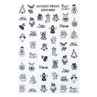 iNVENT PRiNT, Слайдер-дизайн «Новый год. Зима. Рождество. Девушки» №SDN-80