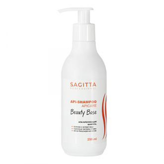 Sagitta, Апи-укрепляющий шампунь Beauty Base Api-Shampoo Apicare, 250 мл
