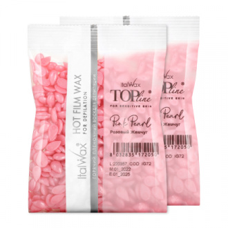 Набор, Italwax, Воск для депиляции в гранулах Top Formula Pink Pearl, 100 г, 2 шт.