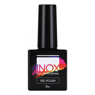 INOX nail professional, Гель-лак №149, Черные крапинки