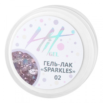 HIT gel, Гель-лак Sparkles №02