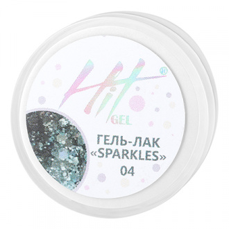 HIT gel, Гель-лак Sparkles №04