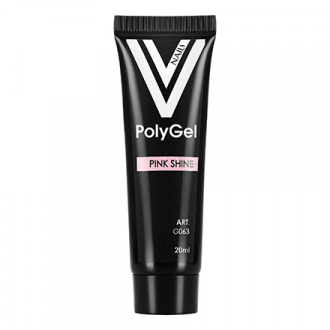 Vogue Nails, Polygel, Pink Shine, 20 мл
