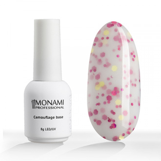 Monami Professional, База для гель-лака Camouflage, Pretty Milk