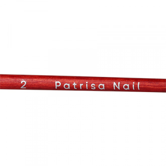 Patrisa nail, Кисточка для дизайна ногтей №2, натуральная
