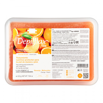 Depilflax, парафин косметический 500 г, апельсин + персик 