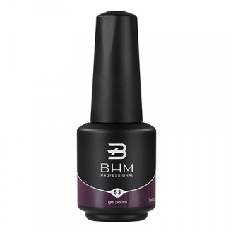 Гель-лак BHM Professional №053, Dark violet