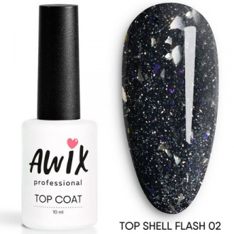 AWIX Professional, Топ для гель-лака Shell Flash №02