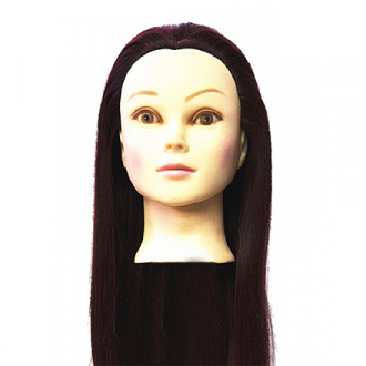 JessNail, Голова учебная №118, 80 см, искусственные волосы