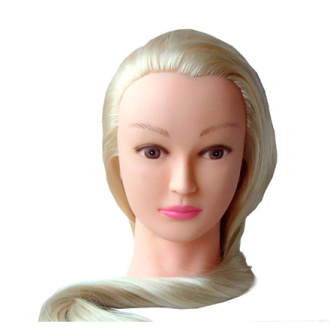 JessNail, Голова учебная №613, 80 см, искусственные волосы