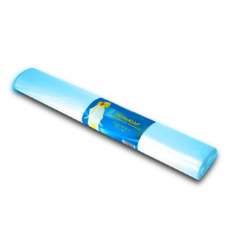 White line, Пеньюар полиэтиленовый голубой, (100х140 см), 50 шт.