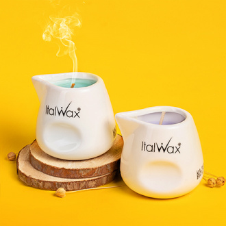 Italwax, Массажная свеча-масло с запахом лаванды Nirvana, 50 мл