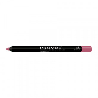 Provoc, Гелевая подводка-карандаш для губ №13, Delicious, цвет розово-малиновый