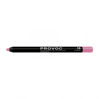 Provoc, Гелевая подводка-карандаш для губ №18, Irresistible, цвет натурально-розовый