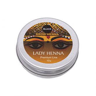 Lady Henna, Краска для бровей Premium Lime, черная