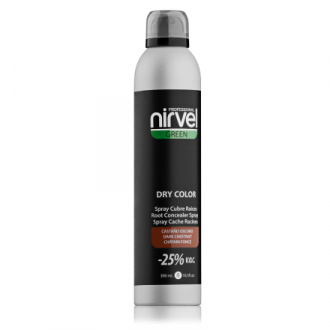 Nirvel Professional, Тонирующий спрей для волос Dry Color Темно-коричневый, 300 мл