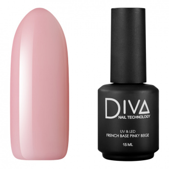 Diva Nail Technology, База French Pinky Beige, 15 мл