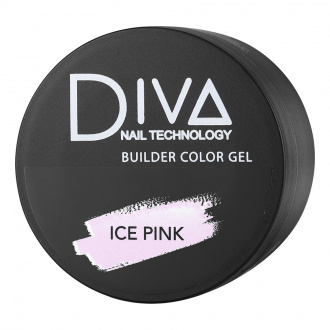 Diva Nail Technology, Трехфазный гель Builder Color, Ice Pink