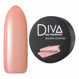 Diva Nail Technology, Трехфазный гель Builder Color, Peach Nougat