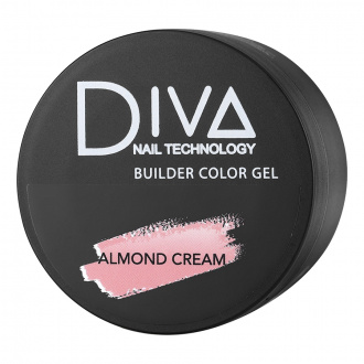 Diva Nail Technology, Трехфазный гель Builder Color, Almond Cream