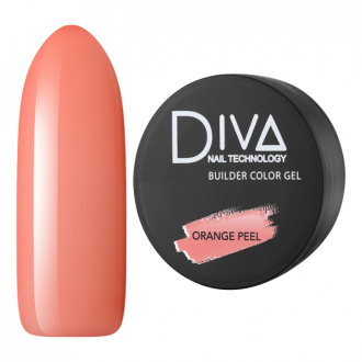 Diva Nail Technology, Трехфазный гель Builder Color, Orange Peel