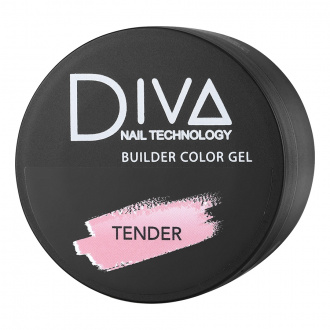 Diva Nail Technology, Трехфазный гель Builder Color, Tender