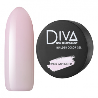 Diva Nail Technology, Трехфазный гель Builder Color, Pink Lavender