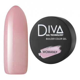 Diva Nail Technology, Трехфазный гель Builder Color, Womanly