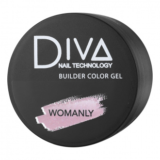 Diva Nail Technology, Трехфазный гель Builder Color, Womanly