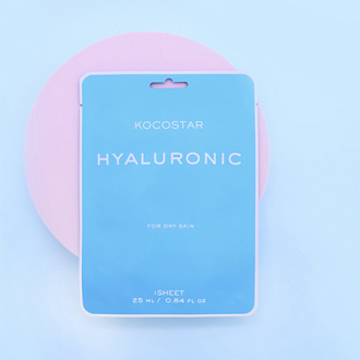 Kocostar, Маска для сухой и чувствительной кожи Hyaluronic, 25 г (УЦЕНКА)