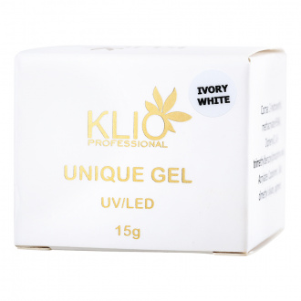 Klio Professional, Гель Unique Gel Ivory White, 15 г