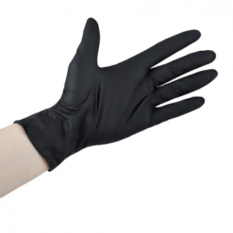 NitriMAX, Перчатки нитриловые черные, размер L