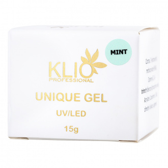 Klio Professional, Гель Unique Gel Mint, 15 г