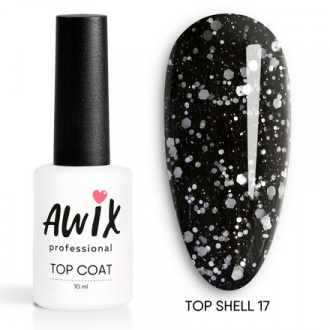 AWIX Professional, Топ для гель-лака Shell №17, 10 мл