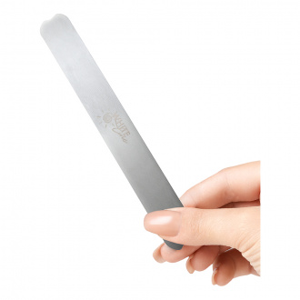 White Line, Пилка-основа для ногтей  "Овал" металлическая 16 см