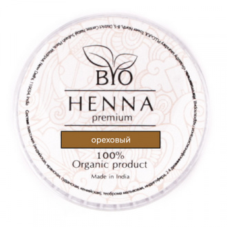 Bio Henna Premium, Хна в капсулах для бровей, ореховая, 5 шт. (УЦЕНКА)