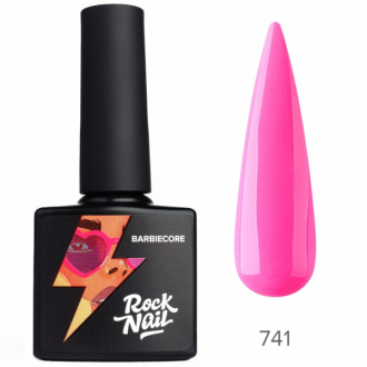Гель-лак RockNail RockNail Barbiecore 741 - Розовый, 10 мл