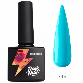 Гель-лак RockNail RockNail Barbiecore 746 - Небесно-голубой, 10 мл