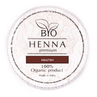 Bio Henna Premium, Хна в капсулах для бровей, каштановая, 5 шт. (УЦЕНКА)