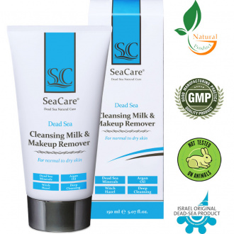 SeaCare, Очищающее молочко и средство для снятия макияжа с минералами Мертвого моря, 150 мл Dead Sea