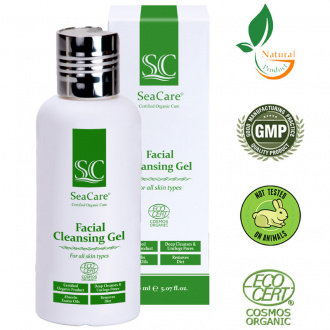 SeaCare, Органический очищающий гель для лица с экстрактом алоэ вера и натуральными маслами, 150 мл Spa Organic