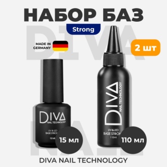 Diva Nail Technology, Набор Strong Base 15 мл и 110 мл