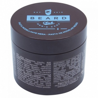 KAYPRO, Паста для волос Beard Club Modeling Black, 100 мл (УЦЕНКА)