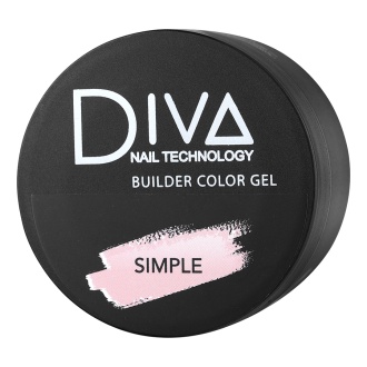 Diva Nail Technology, Трехфазный гель Builder Color, Simple