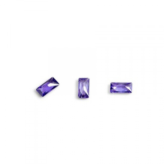 TNL, Кристаллы «Багет» №2, фиолетовые, 10 шт.