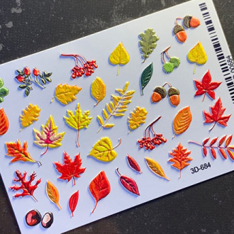 Anna Tkacheva, 3D-слайдер №684 «Осень. Листья»