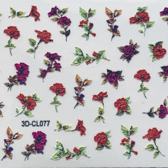 Anna Tkacheva, 3D-стикер CL №077 «Цветы. Цветочки»