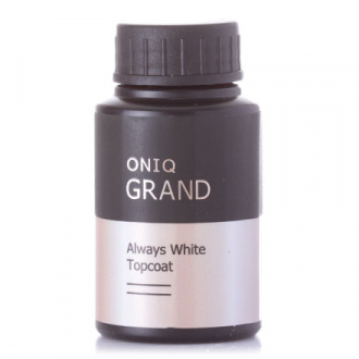 ONIQ, Топ Grand Always White, 30 мл