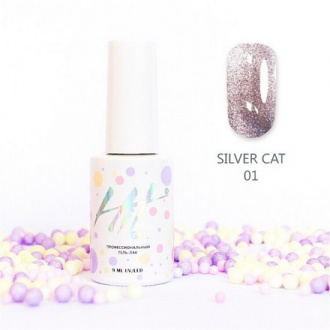 Гель-лак HIT Gel Silver Cat №01